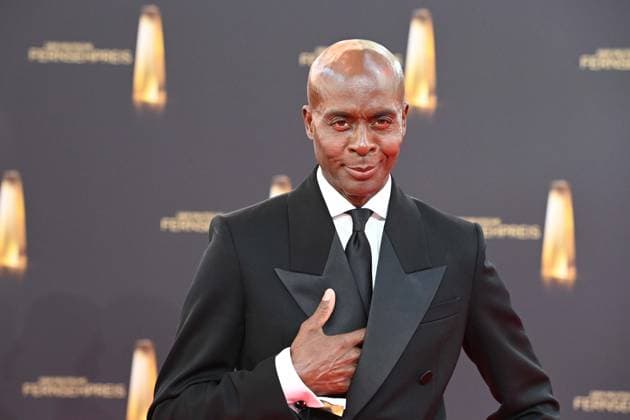 Bruce DARNELL, Model Red Carpet, Red Carpet Show, Arrival, arrival, German Television Award Ceremony, The German Television Award 2025, German Television Award 2025 at the MMC Studios Cologne, on 10 09 2025