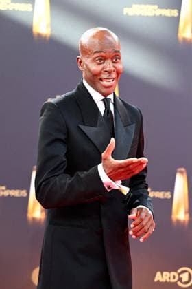 Bruce DARNELL, Model Red Carpet, Red Carpet Show, Arrival, arrival, German Television Award Ceremony, The German Television Award 2025, German Television Award 2025 at the MMC Studios Cologne, on 10 09 2025