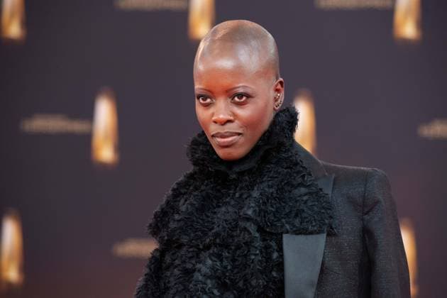Florence KASUMBA, Actress, Red Carpet, Red Carpet Show, Arrival, Arrival, German Television Award Ceremony, German Television Award 2025, German Television Award 2025 at the MMC Studios Cologne, on 10 09 2025