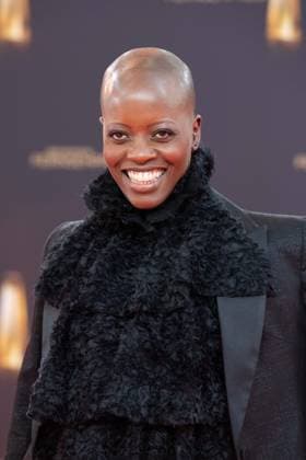 Florence KASUMBA, Actress, Red Carpet, Red Carpet Show, Arrival, Arrival, German Television Award Ceremony, German Television Award 2025, German Television Award 2025 at the MMC Studios Cologne, on 10 09 2025