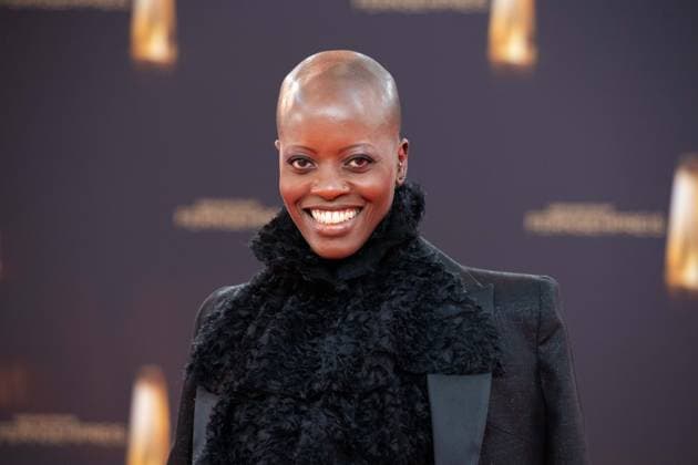 Florence KASUMBA, Actress, Red Carpet, Red Carpet Show, Arrival, Arrival, German Television Award Ceremony, German Television Award 2025, German Television Award 2025 at the MMC Studios Cologne, on 10 09 2025