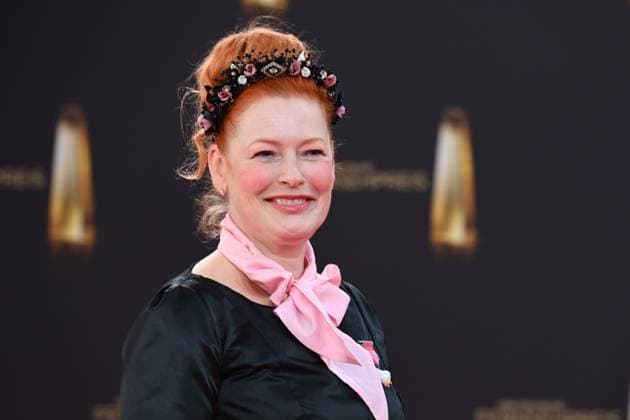 Enie van de MEIKLOKJES, Presenter, Red Carpet, Red Carpet Show, Arrival, German Television Award Ceremony, The German Television Award 2025, German Television Award 2025 at the MMC Studios Cologne, on 10 09 2025