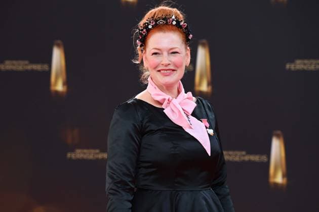Enie van de MEIKLOKJES, Presenter, Red Carpet, Red Carpet Show, Arrival, German Television Award Ceremony, The German Television Award 2025, German Television Award 2025 at the MMC Studios Cologne, on 10 09 2025