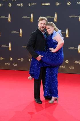 Knud Riepen and Gisa Flake at the German Television Award Ceremony on 10 09 2025 in Cologne German Television Award Ceremony 2025 in Cologne