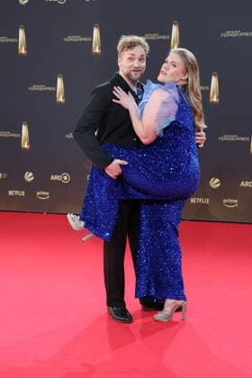 Knud Riepen and Gisa Flake at the German Television Award Ceremony on 10 09 2025 in Cologne German Television Award Ceremony 2025 in Cologne