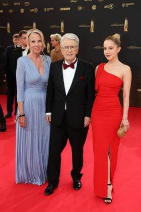 Britta Gessler, Frank Elstner and Enya Elstner at the German Television Award Ceremony on 10 09 2025 in Cologne German Television Award Ceremony 2025 in Cologne
