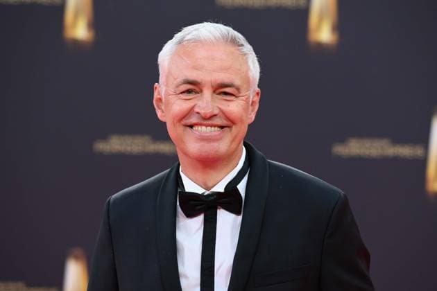Andreas von THIEN, Presenter Red Carpet, Red Carpet Show, Arrival, arrival, German Television Award Ceremony, The German Television Award 2025, German Television Award 2025 at the MMC Studios Cologne, on 10 09 2025