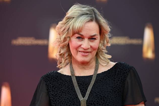 Gesine CUKROWSKI, Actress, Red Carpet, Red Carpet Show, Arrival, Arrival, German Television Award Ceremony, German Television Award 2025, German Television Award 2025 at MMC Studios Cologne, on 10 09 2025