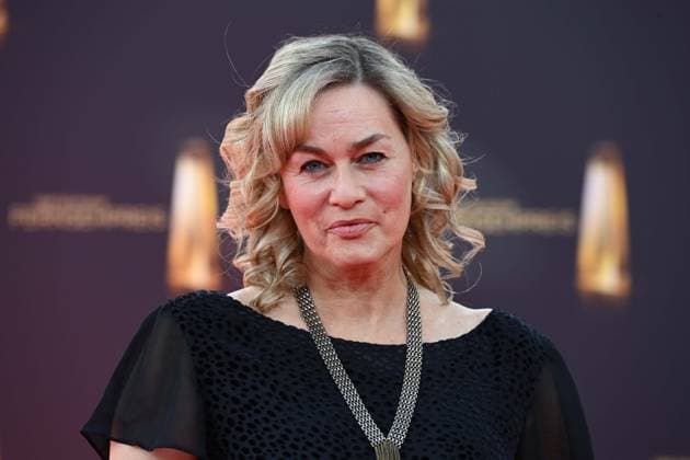 Gesine CUKROWSKI, Actress, Red Carpet, Red Carpet Show, Arrival, Arrival, German Television Award Ceremony, German Television Award 2025, German Television Award 2025 at MMC Studios Cologne, on 10 09 2025