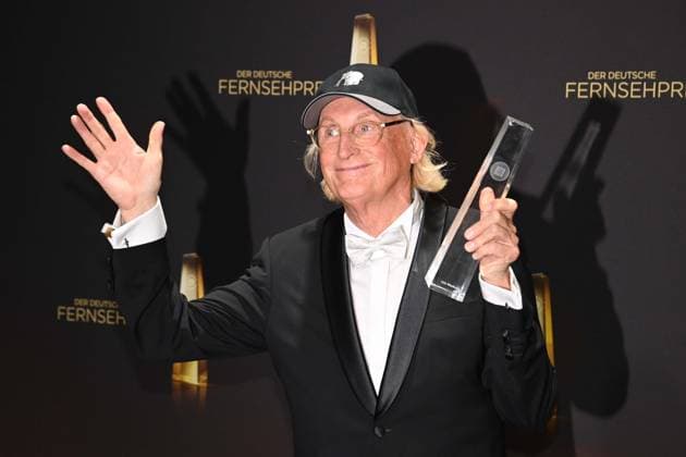 Otto WAALKES, comedian, receives the honorary award for his lifes work Award ceremony of the German Television Award, The German Television Award 2025, German Television Award 2025 in the MMC Studios Cologne, on 10 09 2025