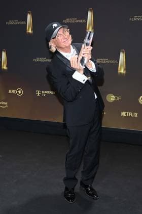 Otto WAALKES, comedian, receives the honorary award for his lifes work Award ceremony of the German Television Award, The German Television Award 2025, German Television Award 2025 in the MMC Studios Cologne, on 10 09 2025