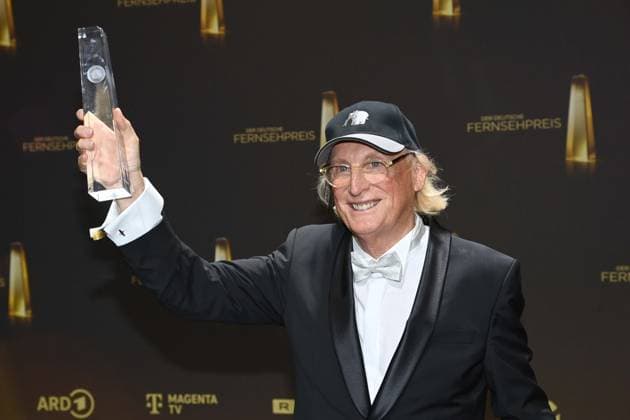Otto WAALKES, comedian, receives the honorary award for his lifes work Award ceremony of the German Television Award, The German Television Award 2025, German Television Award 2025 in the MMC Studios Cologne, on 10 09 2025