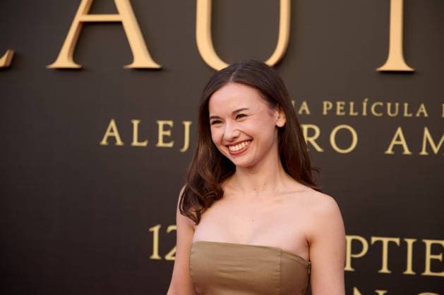 Maria Reus attends the premiere of the film El Cautivo directed by Alejandro Amenabar at Cine Callao in Madrid, Spain, on September 10, 2025. The movie, starring Julio Pena Fernandez, Alessandro Borghi, Miguel Rellan, Fernando Tejero, Luna Berroa, Luis Callejo, Josà Manuel Poga, Albert Salazar, Juanma Muniagurria, Jorge Asin, Mohamed Said and Walid Charaf, tells the story of Miguel de Cervantes™ captivity in Algiers in 1575. The film will be released in Spanish cinemas on September 12. Cordon Press HazhardxEspinozaxVallejos