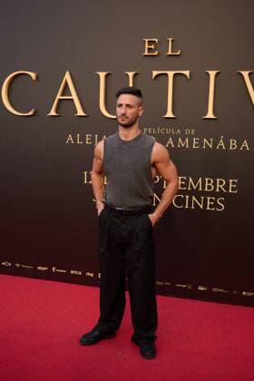 attends the premiere of the film El Cautivo directed by Alejandro Amenabar at Cine Callao in Madrid, Spain, on September 10, 2025. The movie, starring Julio Pena Fernandez, Alessandro Borghi, Miguel Rellan, Fernando Tejero, Luna Berroa, Luis Callejo, Josà Manuel Poga, Albert Salazar, Juanma Muniagurria, Jorge Asin, Mohamed Said and Walid Charaf, tells the story of Miguel de Cervantes™ captivity in Algiers in 1575. The film will be released in Spanish cinemas on September 12. Cordon Press HazhardxEspinozaxVallejos