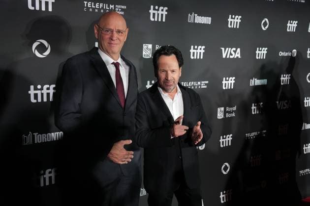 September 10, 2025, Toronto, On, Canada: Retired Israeli general Noam Tibon and director Barry Avrich arrive on the red carpet for öÄuThe Road Between Us: The Ultimate RescueöÄÃ¹ at the Toronto International Film Festival in Toronto, Wednesday, Sept. 10, 2025. Toronto Canada  - ZUMAc35_ 20250910_zaf_c35_052 Copyright: xChrisxYoungx