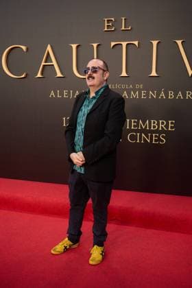 attends the premiere of the film El Cautivo directed by Alejandro Amenabar at Cine Callao in Madrid, Spain, on September 10, 2025. The movie, starring Julio Pena Fernandez, Alessandro Borghi, Miguel Rellan, Fernando Tejero, Luna Berroa, Luis Callejo, Josà Manuel Poga, Albert Salazar, Juanma Muniagurria, Jorge Asin, Mohamed Said and Walid Charaf, tells the story of Miguel de Cervantes™ captivity in Algiers in 1575. The film will be released in Spanish cinemas on September 12. Cordon Press HazhardxEspinozaxVallejos