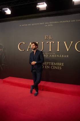 attends the premiere of the film El Cautivo directed by Alejandro Amenabar at Cine Callao in Madrid, Spain, on September 10, 2025. The movie, starring Julio Pena Fernandez, Alessandro Borghi, Miguel Rellan, Fernando Tejero, Luna Berroa, Luis Callejo, Josà Manuel Poga, Albert Salazar, Juanma Muniagurria, Jorge Asin, Mohamed Said and Walid Charaf, tells the story of Miguel de Cervantes™ captivity in Algiers in 1575. The film will be released in Spanish cinemas on September 12. Cordon Press HazhardxEspinozaxVallejos
