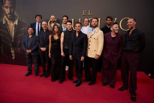Director Alejandro Amenabar with actors Julio Pena , Jose Manuel Poga , Miguel Rellan , Luna Berroa , Fernando Tejero , Alessandro Borghi attends the premiere of the film El Cautivo directed by Alejandro Amenabar at Cine Callao in Madrid, Spain, on September 10, 2025. The movie, starring Julio Pena Fernandez, Alessandro Borghi, Miguel Rellan, Fernando Tejero, Luna Berroa, Luis Callejo, Josà Manuel Poga, Albert Salazar, Juanma Muniagurria, Jorge Asin, Mohamed Said and Walid Charaf, tells the story of Miguel de Cervantes™ captivity in Algiers in 1575. The film will be released in Spanish cinemas on September 12. Cordon Press HazhardxEspinozaxVallejos