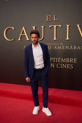 attends the premiere of the film El Cautivo directed by Alejandro Amenabar at Cine Callao in Madrid, Spain, on September 10, 2025. The movie, starring Julio Pena Fernandez, Alessandro Borghi, Miguel Rellan, Fernando Tejero, Luna Berroa, Luis Callejo, Josà Manuel Poga, Albert Salazar, Juanma Muniagurria, Jorge Asin, Mohamed Said and Walid Charaf, tells the story of Miguel de Cervantes™ captivity in Algiers in 1575. The film will be released in Spanish cinemas on September 12. Cordon Press HazhardxEspinozaxVallejos