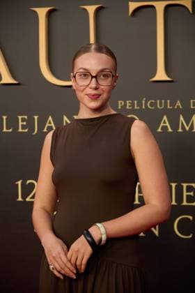 attends the premiere of the film El Cautivo directed by Alejandro Amenabar at Cine Callao in Madrid, Spain, on September 10, 2025. The movie, starring Julio Pena Fernandez, Alessandro Borghi, Miguel Rellan, Fernando Tejero, Luna Berroa, Luis Callejo, Josà Manuel Poga, Albert Salazar, Juanma Muniagurria, Jorge Asin, Mohamed Said and Walid Charaf, tells the story of Miguel de Cervantes™ captivity in Algiers in 1575. The film will be released in Spanish cinemas on September 12. Cordon Press HazhardxEspinozaxVallejos
