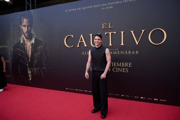 Julian Pena Fernandez attends the premiere of the film El Cautivo directed by Alejandro Amenabar at Cine Callao in Madrid, Spain, on September 10, 2025. The movie, starring Julio Pena Fernandez, Alessandro Borghi, Miguel Rellan, Fernando Tejero, Luna Berroa, Luis Callejo, Josà Manuel Poga, Albert Salazar, Juanma Muniagurria, Jorge Asin, Mohamed Said and Walid Charaf, tells the story of Miguel de Cervantes™ captivity in Algiers in 1575. The film will be released in Spanish cinemas on September 12. Cordon Press HazhardxEspinozaxVallejos