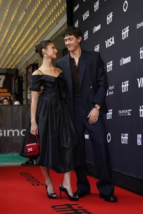 September 10, 2025, Toronto, Ontario, Canada: Tom Blyth and Daniela Norman attend the red carpet for the Ã¢â‚¬ËœThe FenceÃ¢â‚¬â ¢ premiere during the 2025 Toronto International Film Festival at Royal Alexandra Theatre. on September 10, 2025 in Toronto, Canada. Toronto Canada - ZUMAe321 20250910_zea_e321_019 Copyright: xLeonardoxRamirezx