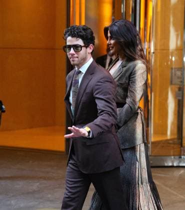 NYFW - Celebs At The Ralph Lauren Fashion Show Priyanka Chopra, Nick Jonas leave the Ralph Lauren Spring 2026 fahion show during the New York fashion week in midtown, NY on September 10, 2025. Photo by Dylan Travis ABACAPRESS.COM New York City NY United States  Copyright: xDylanxTravis ABACAx