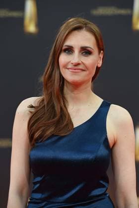 Bella LESNIK, Presenter, Red Carpet, Red Carpet Show, Arrival, Arrival, German Television Award Ceremony, German Television Award 2025, German Television Award 2025 at MMC Studios Cologne, on 10 09 2025