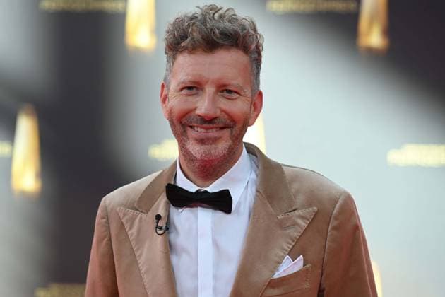 Thorsten SCHORN, Presenter, Red Carpet, Red Carpet Show, Arrival, arrival, German Television Award Ceremony, The German Television Award 2025, German Television Award 2025 at the MMC Studios Cologne, on 10 09 2025