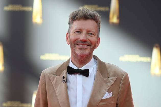 Thorsten SCHORN, Presenter, Red Carpet, Red Carpet Show, Arrival, arrival, German Television Award Ceremony, The German Television Award 2025, German Television Award 2025 at the MMC Studios Cologne, on 10 09 2025