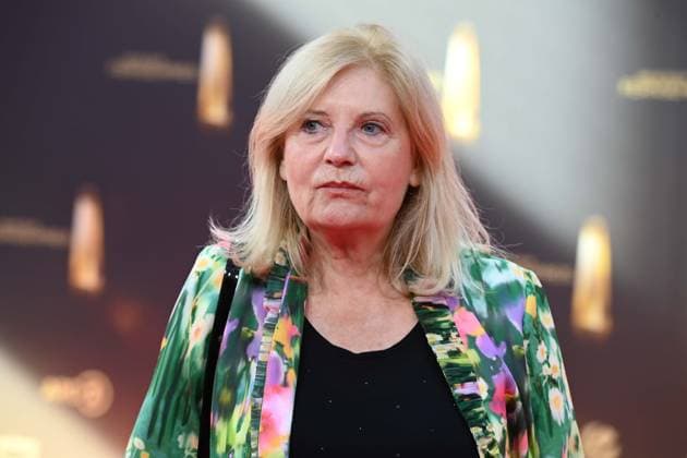 Sabine POSTEL, Actress, Red Carpet, Red Carpet Show, Arrival, arrival, German Television Award Ceremony, The German Television Award 2025, German Television Award 2025 at MMC Studios Cologne, on 10 09 2025