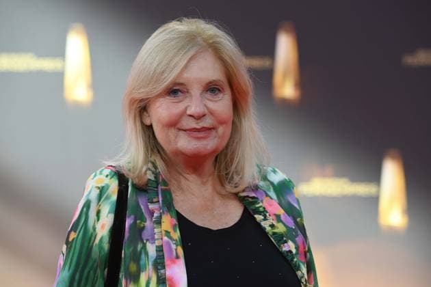 Sabine POSTEL, Actress, Red Carpet, Red Carpet Show, Arrival, arrival, German Television Award Ceremony, The German Television Award 2025, German Television Award 2025 at MMC Studios Cologne, on 10 09 2025