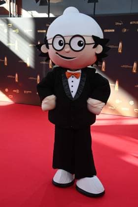 Mainzelmaennchen DET, Red Carpet, Red Carpet Show, Arrival, arrival, German Television Award Ceremony, The German Television Award 2025, German Television Award 2025 at the MMC Studios Cologne, on 10 09 2025