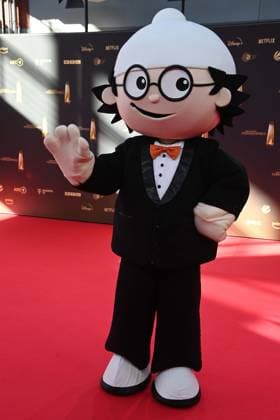 Mainzelmaennchen DET, Red Carpet, Red Carpet Show, Arrival, arrival, German Television Award Ceremony, The German Television Award 2025, German Television Award 2025 at the MMC Studios Cologne, on 10 09 2025