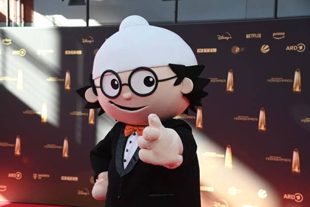 Mainzelmaennchen DET, Red Carpet, Red Carpet Show, Arrival, arrival, German Television Award Ceremony, The German Television Award 2025, German Television Award 2025 at the MMC Studios Cologne, on 10 09 2025