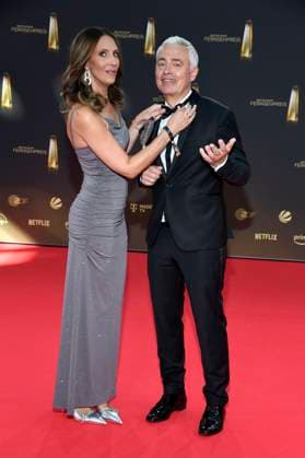 Roberta Bieling and Andreas von Thien at the presentation of the German Television Award 2025 at the MMC Studios Cologne, 10 09 2025 Foto:xF.xKernx xFuturexImagex fernsehpreis_5713