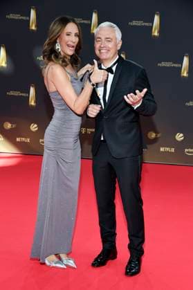 Roberta Bieling and Andreas von Thien at the presentation of the German Television Award 2025 at the MMC Studios Cologne, 10 09 2025 Foto:xF.xKernx xFuturexImagex fernsehpreis_5714