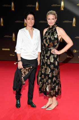 Dunja Hayali and Sarah Tacke at the German Television Award 2025 ceremony at the MMC Studios Cologne, 10 09 2025 Foto:xF.xKernx xFuturexImagex fernsehpreis_5740