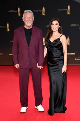 Otto Steiner and Natalia Avelon at the German Television Award 2025 ceremony at the MMC Studios Cologne, 10 09 2025 Foto:xF.xKernx xFuturexImagex fernsehpreis_5749