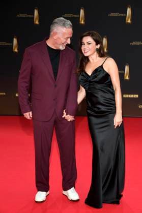 Otto Steiner and Natalia Avelon at the German Television Award 2025 ceremony at the MMC Studios Cologne, 10 09 2025 Foto:xF.xKernx xFuturexImagex fernsehpreis_5751