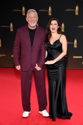 Otto Steiner and Natalia Avelon at the German Television Award 2025 ceremony at the MMC Studios Cologne, 10 09 2025 Foto:xF.xKernx xFuturexImagex fernsehpreis_5753