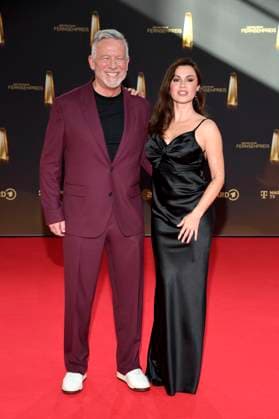 Otto Steiner and Natalia Avelon at the German Television Award 2025 ceremony at the MMC Studios Cologne, 10 09 2025 Foto:xF.xKernx xFuturexImagex fernsehpreis_5755