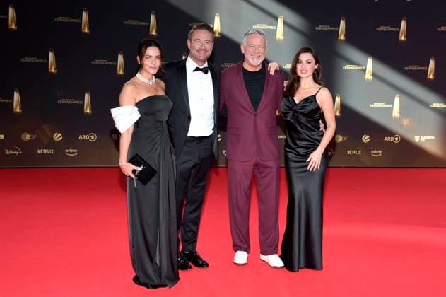 Julia Röntgen, Sasha, Otto Steiner and Natalia Avelon at the German Television Award 2025 ceremony at the MMC Studios Cologne, 10 09 2025 Foto:xF.xKernx xFuturexImagex fernsehpreis_5756