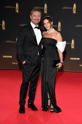 Sasha with wife Julia Röntgen at the German Television Award 2025 ceremony at the MMC Studios Cologne, 10 09 2025 Foto:xF.xKernx xFuturexImagex fernsehpreis_5759