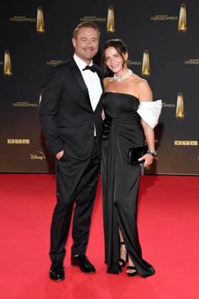 Sasha with wife Julia Röntgen at the German Television Award 2025 ceremony at the MMC Studios Cologne, 10 09 2025 Foto:xF.xKernx xFuturexImagex fernsehpreis_5760