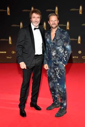 Guido Broscheit and Philipp Hochmair at the German Television Award 2025 ceremony at the MMC Studios Cologne, 10 09 2025 Foto:xF.xKernx xFuturexImagex fernsehpreis_5821