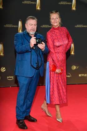 Armin Rohde and Karen Böhne at the German Television Award 2025 ceremony at the MMC Studios Cologne, 10 09 2025 Foto:xF.xKernx xFuturexImagex fernsehpreis_5848
