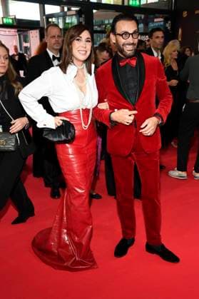 Judith Williams with husband Alexander Klaus Stecher at the German Television Award 2025 ceremony at the MMC Studios Cologne, 10 09 2025 Foto:xF.xKernx xFuturexImagex fernsehpreis_5776