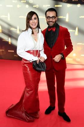 Judith Williams with husband Alexander Klaus Stecher at the German Television Award 2025 ceremony at the MMC Studios Cologne, 10 09 2025 Foto:xF.xKernx xFuturexImagex fernsehpreis_5777