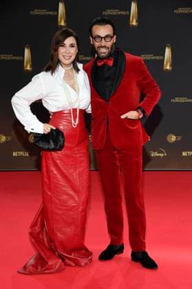 Judith Williams with husband Alexander Klaus Stecher at the German Television Award 2025 ceremony at the MMC Studios Cologne, 10 09 2025 Foto:xF.xKernx xFuturexImagex fernsehpreis_5778